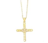 SKJUBLPG Women'S Cross Necklace And Heart Delicate Beautiful Versatile That Can Be Worn With Any Style S58-D