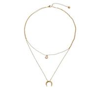 SKJUBLPG Women'S Fashion Moon Single Round Multi-Layer Necklace Party Pendant