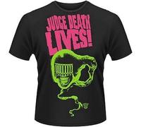 SKKCOR DYYSKE Men's 2000Ad Judge Death Judge Death Lives! T-Shirt Black XXL