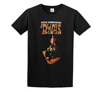 SKKCOR DYYSKE Men's The Byrds Fifth Dimension Cotton T Shirt Black XL