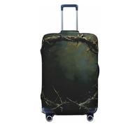 SKKNT Crown of thorns Print Washable Suitcase Cover Personalized Luggage Protector Travel Elastic Anti Scratch, Black, S