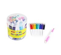 SKKSTATIONERY 36-Pcs Mini Dry Erase Markers with Key Ring, Whiteboard Markers, Marker Pens 3.5'', Markers