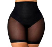 SKKULPT Low Back Shapewear Shorts - Tummy Control, Waist Cincher, Butt Lift, Seamless & Lightweight - For Low-Cut Dresses., Black, XL
