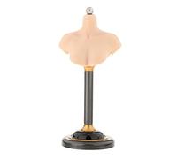SKKWJEGE 1/6 Male Female Bust Stand Half Bust Base Stand Platform PVC Model for Wigs Female B
