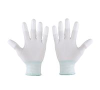 SKKWJEGE 1 Pair Nylon Quilting Gloves for Machine Quilters Quilting Sewing M White