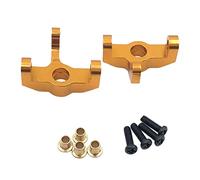 SKKWJEGE 1 Pair Steering Cup for 1:12 1:14 Wltoys 124018 144001 Buggy DIY Accs Gold