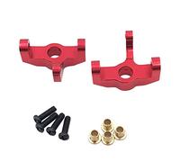 SKKWJEGE 1 Pair Steering Cup for 1:12 1:14 Wltoys 124018 144001 Buggy DIY Accs Red