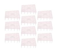 SKKWJEGE 10Pack Aquarium Fish Tank Bottom Filter Board 5.7-inch by 5.7-inch White