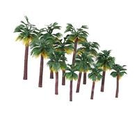 SKKWJEGE 12 Pieces Layout Model Train Palm Trees Rain Forest Scale 1:65-1:150