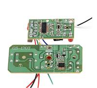 SKKWJEGE 2 Pieces Radio Transmitter and Receiver Board Kit for Crawler RC Hobby Car Parts