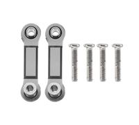 SKKWJEGE 2 Pieces RC Car Servo Rod Vehicle Pull Rods Automotive Automobile Repair Modification Accessories Spare Parts Black Grey