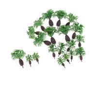 SKKWJEGE 20 Plastic Model Trees Train Railroad Scenery Park Street Building Landscape