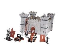SKKWJEGE 3D Castle Building Blocks Children DIY Assembly Toys Knight Clash Play Set