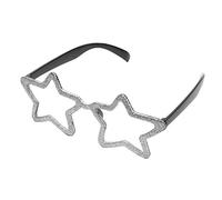 SKKWJEGE Glitter Silver Five-point Star Sunglasses Novelty Party Eye Glasses Costume