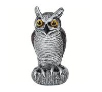 SKKWJEGE Lifelike Owl Decoration To Drive Away Flying Birds Texture Of Garden Decoration Is Transparent And Lifelike Garden Decorations Long ears
