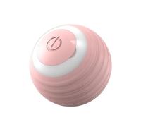 SKKWJEGE Peppy Pet Balls Silicone Bouncing Rolling Ball for Indoor Cats Kitty Rolling Pink, 42 mm