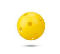 SKKWJEGE Pet Ball Compact Size Gaming Tools Simple Design Light-weight Dog Toy Retrieve Chewing Balls 26 Holes Training Prop Yellow