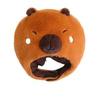 SKKWJEGE Plush Animal Hat Cute Capybara Headwear for Holiday Masquerade Ball Festival