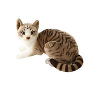 SKKWJEGE Simulation Siamese Cats Animal Plush Padding Stuffed for Birthday Gift Style C, Type 3