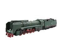 SKKWJEGE Steam Train Toy Sound Light Alloy Engine Trains Model Car for Kids Green