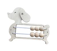 SKKWJEGE Wood Busy Board Material Educational Toys Birthday Gift for Nursery Unisex Puppy