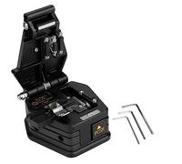 SKL 6C Herramienta de Corte de Cable de fibra óptica de alta precisión con Bolsa de transporte para mantenimiento de red de fibra óptica Metal Negro 125um