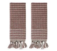 SKL Home 100% Turkish Cotton Hand Towel Set, Spice, 16x26