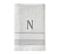 SKL Home Bath Towel, N, Cotton, White, 28x54
