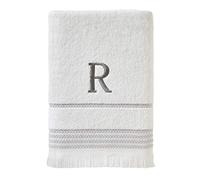 SKL Home Bath Towel, R, Cotton, White, 28x54