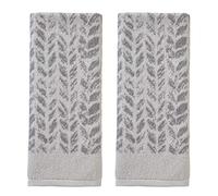 SKL Home by Saturday Knight Ltd. 100% Turkish Cotton Hand Towel Set, Gray, 16"x26"