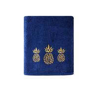 SKL HOME by Saturday Knight Ltd. Gilded Pineapple Bath Towel, Navy