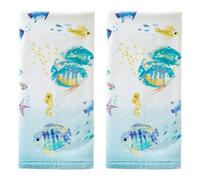SKL HOME by Saturday Knight Ltd. Ocean Watercolor Hand Towel Set, White