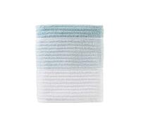 SKL Home by Saturday Knight Ltd. Planet Ombre Bath Towel, Aqua | 600 GSM weight. Spa-level quality. Soft & absorbent textured jacquard.