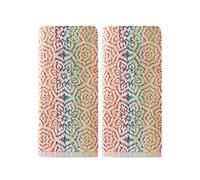 SKL Home by Saturday Knight Ltd. Rhapsody 2 Pc Hand Towel, Multicolored