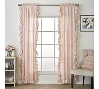 SKL Home by Saturday Knight Ltd. Sarah Window Curtain Panel Pair (2-Pack),82x84,Blush