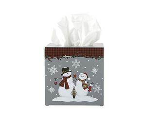 SKL Home by Saturday Knight Ltd. Tissue Box Cover, Wool, Grey