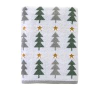 SKL Home Christmas/Winter Multi Trees 100% Cotton Premium Bath Towel, 500 GSM, Soft & Absorbent, Reversible Jacquard, Decorative, Multi