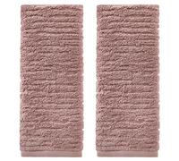 SKL Home CloudSoft Cotton Luxury 2-Piece Hand Towel Set, Clay