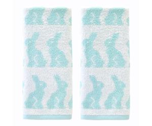 SKL Home Easter Bunny Hand Towel Set, 2 Count
