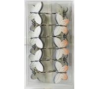 SKL Home Faithful Flowers Shower Curtain Hook Set, Multi