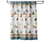 SKL Home Forest Animals Shower Curtain, Multi