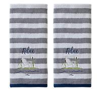 SKL Home Hand Towel (2-Pack), Cotton, Multicolor