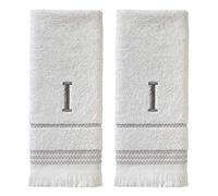 SKL Home Hand Towel Set, I, Cotton, White, 16x26