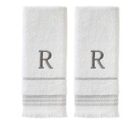 SKL Home Hand Towel Set, R, Cotton, White, 16x26