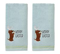 SKL Home HandTowelSet, Cotton, Aqua, S