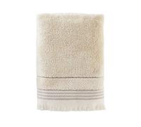 SKL Home Jude Fringe 100% Turkish Cotton Bath Towel, Taupe