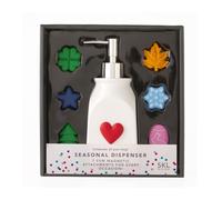 SKL Home Lotion Dispenser, Resin, Silver