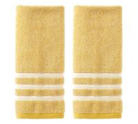 SKL Home Mid-Century Hand Towel Set, Yellow, 2 Count