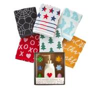 SKL Home Seasonal Bundle Lotion/6pc Hand Set, Gold/Multi