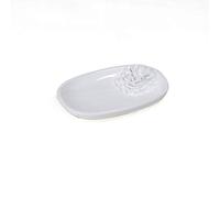 SKL Home soap Dish, Resin, White